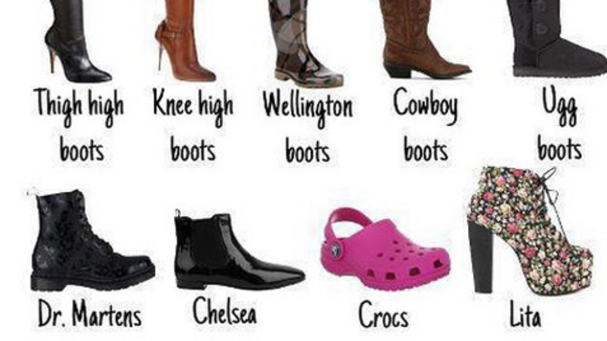 разновидность женской обуви с фото