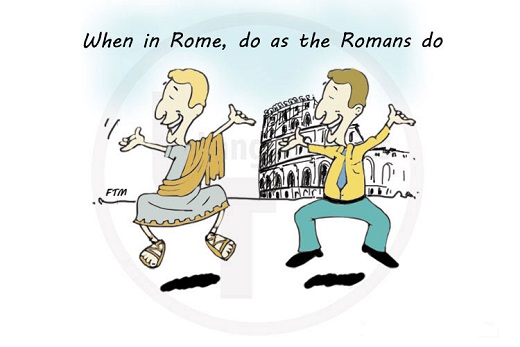 when in rome do as the romans do essay