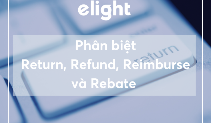 Phân biệt từ đồng nghĩa: Refund, Reimburse, Return và Rebate