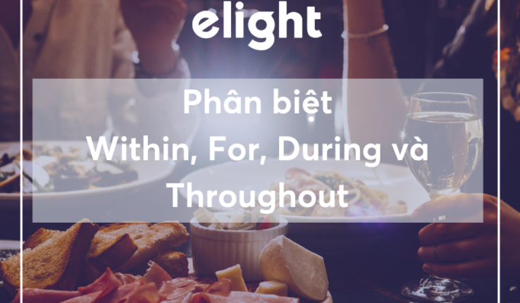 Phân biệt từ đồng nghĩa: Within, During, For và Throughout